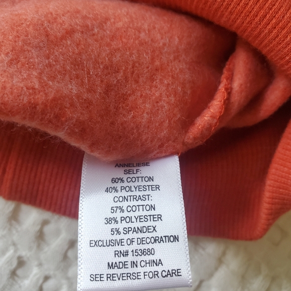 Chenille Pumpkin Sweatshirt-NWT - Picture 4 of 8